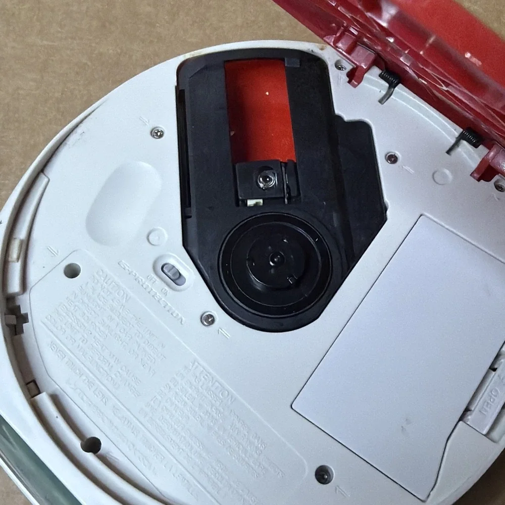 Sony D-EJ360 Red Cd Walkman Psyc G - Protection Portable For Parts Or repair